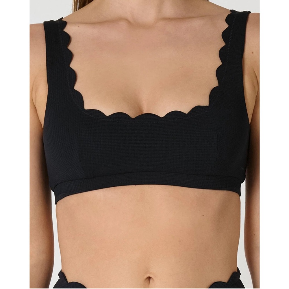 NWOT Marysia- Black Mini Palms Springs Top and Antibes Bottoms